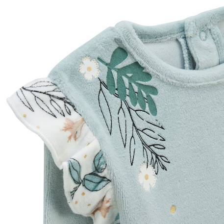 Pyjama bébé 2 pièces en velours Alma BLEU 3 - vertbaudet enfant 