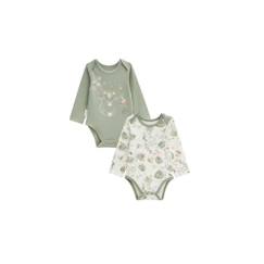 Bébé-Body-Lot de 2 bodies bébé manches longues Lily