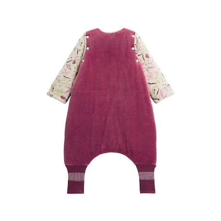 Turbulette d'hiver en velours avec pieds retroussables et manches amovibles Mila ROSE 3 - vertbaudet enfant 