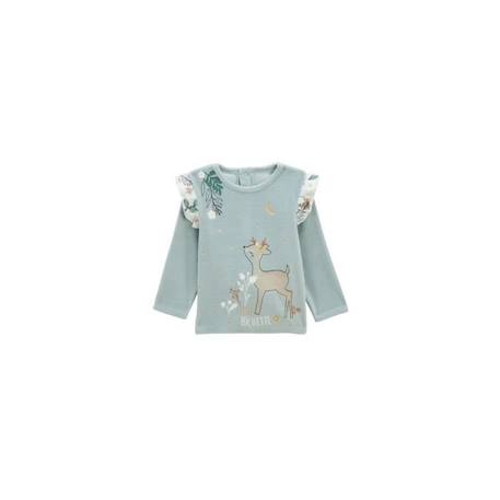 Pyjama bébé 2 pièces en velours Alma BLEU 2 - vertbaudet enfant 