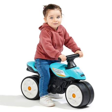 Draisienne Moto Street Champion à roues silencieuses - Dès 12 mois - FALK - Fabriqué en France - Contient 40% de Plastique recyclé BLEU 4 - vertbaudet enfant 