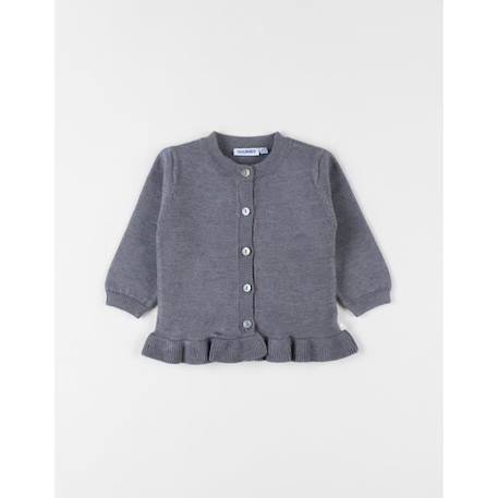 Cardigan en tricot GRIS+GRIS 4 - vertbaudet enfant 