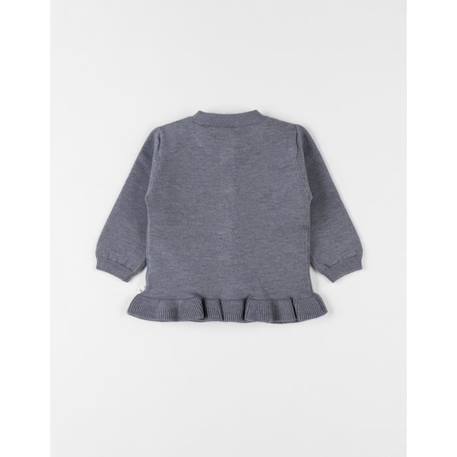 Cardigan en tricot GRIS+GRIS 5 - vertbaudet enfant 