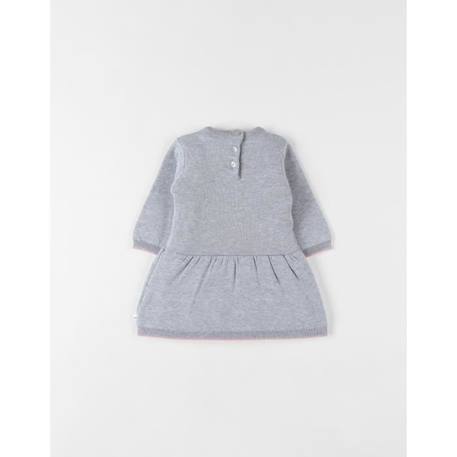 Robe en Tricot GRIS+GRIS 2 - vertbaudet enfant 