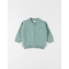 Cardigan en tricot, eucalyptus  - vertbaudet enfant