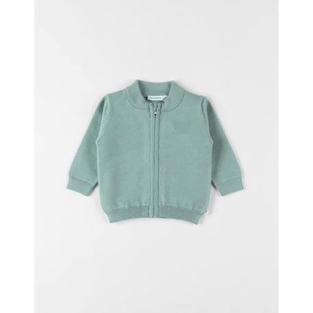 Cardigan en tricot, eucalyptus VERT+VERT 1 - vertbaudet enfant 