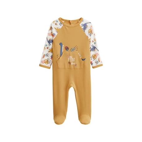 Bébé-Pyjama bébé PETIT BEGUIN Mon Petit Dino - Ocre - Garçon