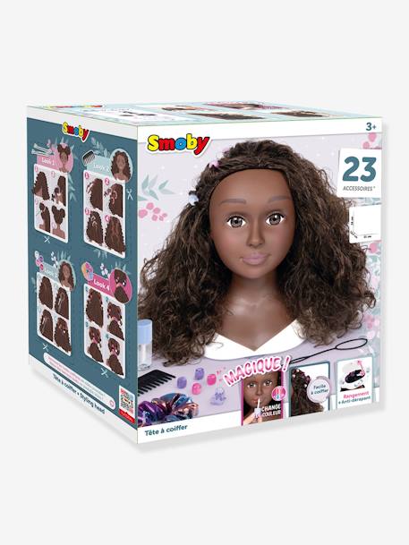 My beauty - tête à coiffer afro SMOBY multicolore 4 - vertbaudet enfant 