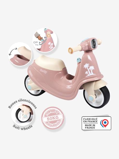 Porteur scooter SMOBY bleu+rose 10 - vertbaudet enfant 