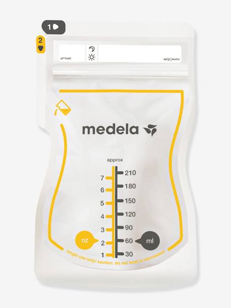 Sachets de conservation pour lait maternel X25 MEDELA transparent 1 - vertbaudet enfant 