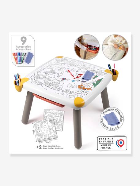 Kid table créative SMOBY blanc 4 - vertbaudet enfant 