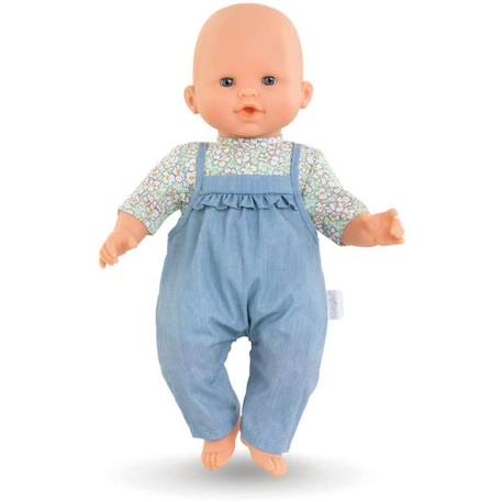 Corolle - Mon Grand Poupon - Overall & Blouse Babypop 36 cm - Mixte - Enfant - Bleu BLEU 2 - vertbaudet enfant 