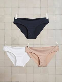 Vêtements de grossesse-Lingerie-Culotte, shorty-Lot de 3 culottes de grossesse sans coutures