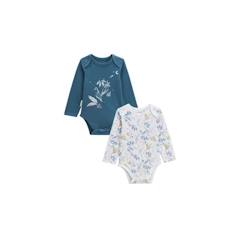 Bébé-Body-Lot de 2 bodies bébé manches longues Bianca