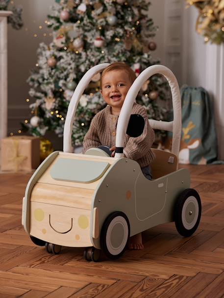 Porteur voiture géante en bois FSC® bois 1 - vertbaudet enfant 