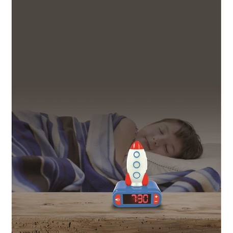 Réveil avec veilleuse fusée - LEXIBOOK - Effets sonores de l'espace - Écran LCD - Pour enfant à partir de 3 ans BLEU 4 - vertbaudet enfant 