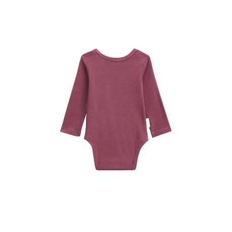 Lot de 2 bodies bébé manches longues PETIT BEGUIN - Meilleure Copine - Rose - Label OEKO-TEX ® ROSE 4 - vertbaudet enfant 