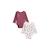 Lot de 2 bodies bébé manches longues PETIT BEGUIN - Meilleure Copine - Rose - Label OEKO-TEX ® ROSE 1 - vertbaudet enfant 