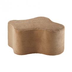 Chambre et rangement-Chambre-Chaise, tabouret, fauteuil-Tabouret, pouf-Pouf enfant petit nuage velours CLAUDINE TOFFEE