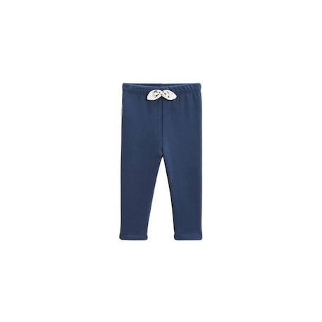 Legging bébé en molleton Bisou Magique BLEU 1 - vertbaudet enfant 