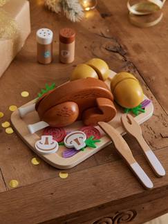 Jouet-Poulet rôti et accessoires en bois FSC®