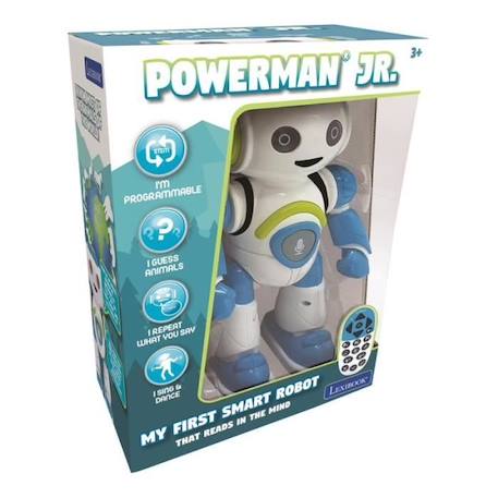 Robot éducatif LEXIBOOK ROB20EN Powerman Junior - Télécommande - Jeu pour enfants BLANC 2 - vertbaudet enfant 