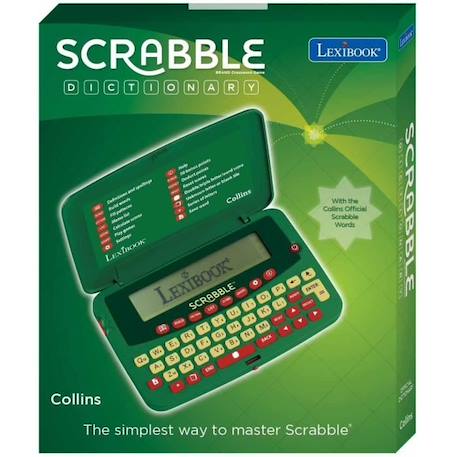 Lexibook Deluxe Electronic Scrabble dictionnaire (en anglais) - SCF-328AEN VERT 4 - vertbaudet enfant 