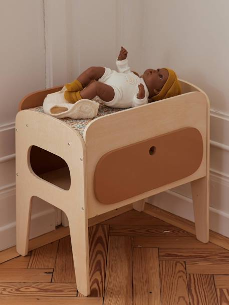 Table à langer pour poupon en bois FSC® bois 1 - vertbaudet enfant 