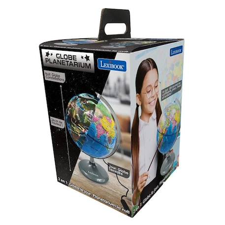 Globe jour et nuit Lumineux – globe terrestre le jour et s’illumine avec la carte des constellations (Anglais) MULTICOLORE 4 - vertbaudet enfant 