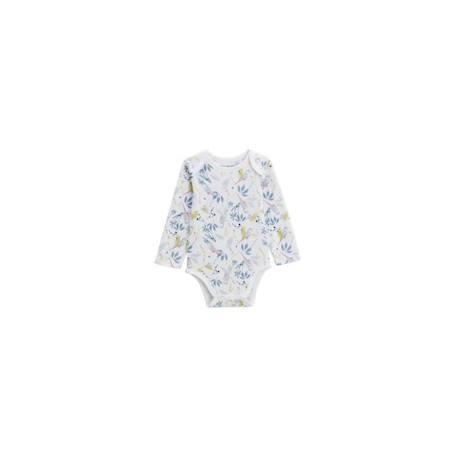 Lot de 2 bodies bébé manches longues Bianca BLEU 2 - vertbaudet enfant 