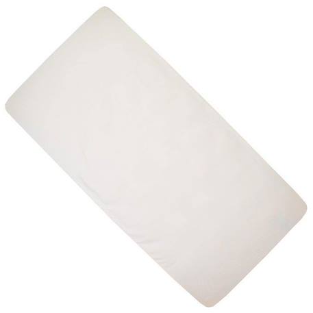 Drap housse en coton jersey, Uni BLANC 2 - vertbaudet enfant 