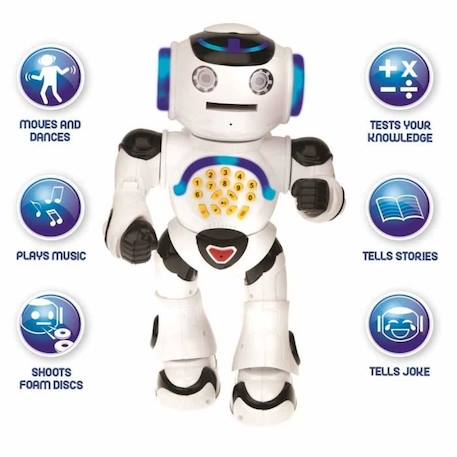 Lexibook ROB50EN Robot Télécommandé Éducatif Powerman MULTICOLORE 1 - vertbaudet enfant 