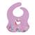 Bavoir récupérateur en silicone Animaux LICORNE VIOLET 1 - vertbaudet enfant 