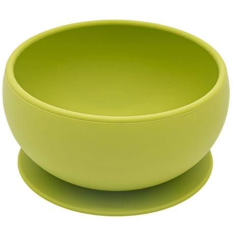 Bol en silicone avec ventouse Animaux DINO VERT 3 - vertbaudet enfant 