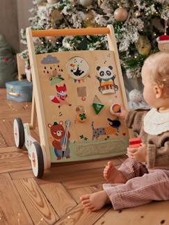 Jouet-Chariot de marche pliable Les animaux joyeux en bois FSC®