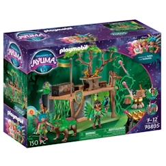 Jouet-Jeux d'imagination-Figurines, mini mondes, héros et animaux-PLAYMOBIL - 70805 - AYUMA - Camp d'entraînement des fées avec 2 figurines et animaux