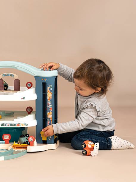 Grand garage LITTLE SMOBY multicolore 2 - vertbaudet enfant 