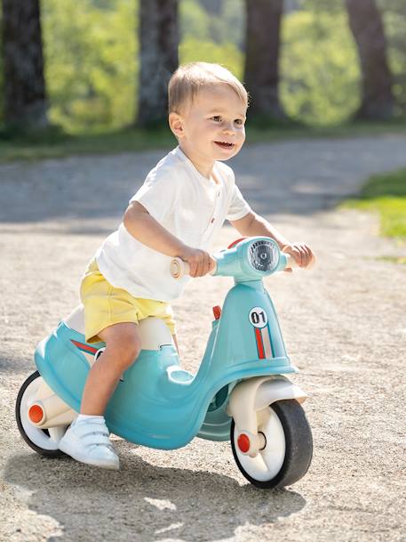 Porteur scooter SMOBY bleu+rose 2 - vertbaudet enfant 