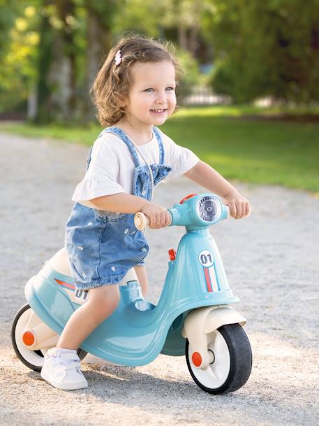 Porteur scooter SMOBY bleu+rose 1 - vertbaudet enfant 