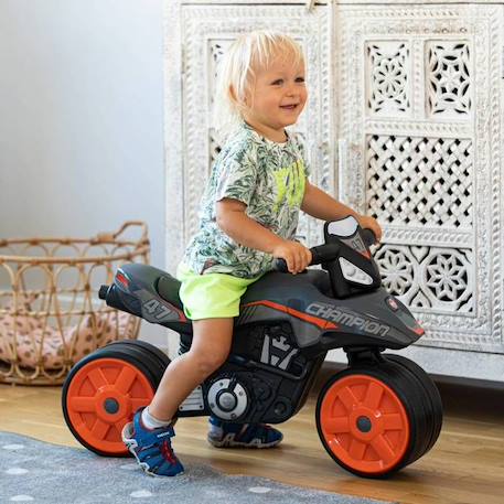 Draisienne Moto Street Champion à roues silencieuses - Dès 2 ans - FALK - Fabriqué en France - 40% de Plastique recyclé BLANC 5 - vertbaudet enfant 