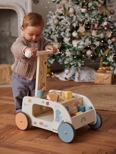 Chariot de marche 2 en 1 Les amis de la forêt en bois FSC® bois 4 - vertbaudet enfant 