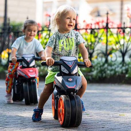 Draisienne Moto Street Champion à roues silencieuses - Dès 2 ans - FALK - Fabriqué en France - 40% de Plastique recyclé BLANC 6 - vertbaudet enfant 