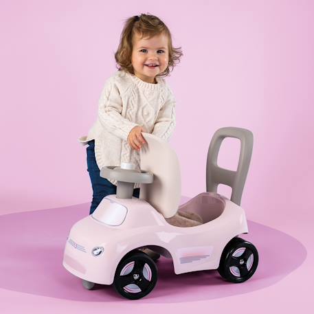 Porteur SMOBY rose+rouge 1 - vertbaudet enfant 