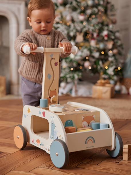 Chariot de marche 2 en 1 Les amis de la forêt en bois FSC® bois 6 - vertbaudet enfant 