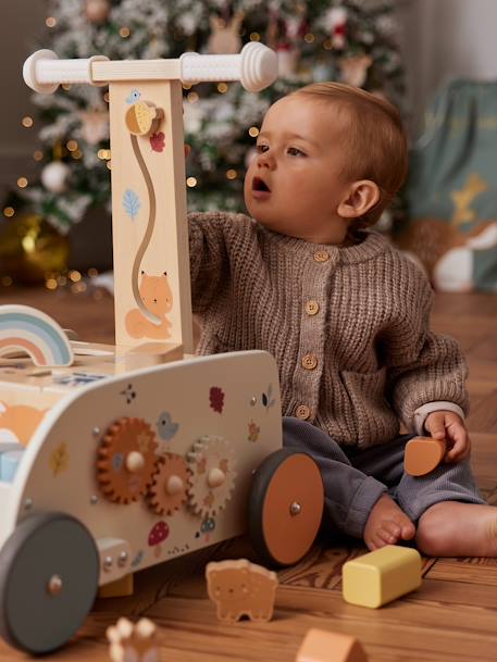 Chariot de marche 2 en 1 Les amis de la forêt en bois FSC® bois 3 - vertbaudet enfant 