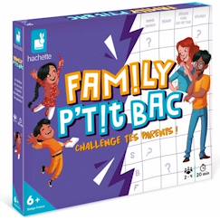 Jeu de société Janod - Family P'Tit Bac Challenge Tes Parents - Jeu de rapidité familial - Dès 7 ans  - vertbaudet enfant