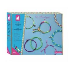 Jouet-Jouet créatif - JANOD - 7 Bracelets Bresiliens Fluo a creer - Multicolore - Bleu - 8 ans - Enfant - Mixte