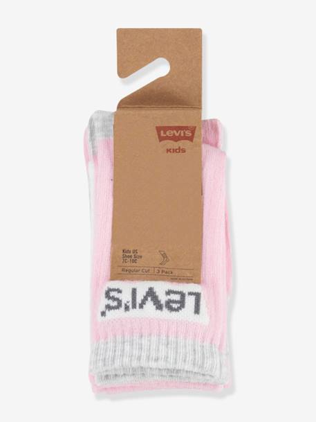 Lot de 3 paires de chaussettes Batwing regular Cut LEVI'S marine+noir+rose 7 - vertbaudet enfant 