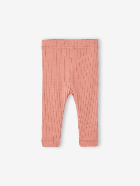 Ensemble 3 pièces bébé blouse, legging et bandeau rose 3 - vertbaudet enfant 