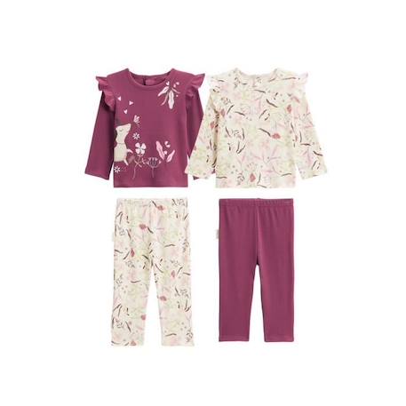 Bébé-Lot de 2 pyjamas bébé Mila